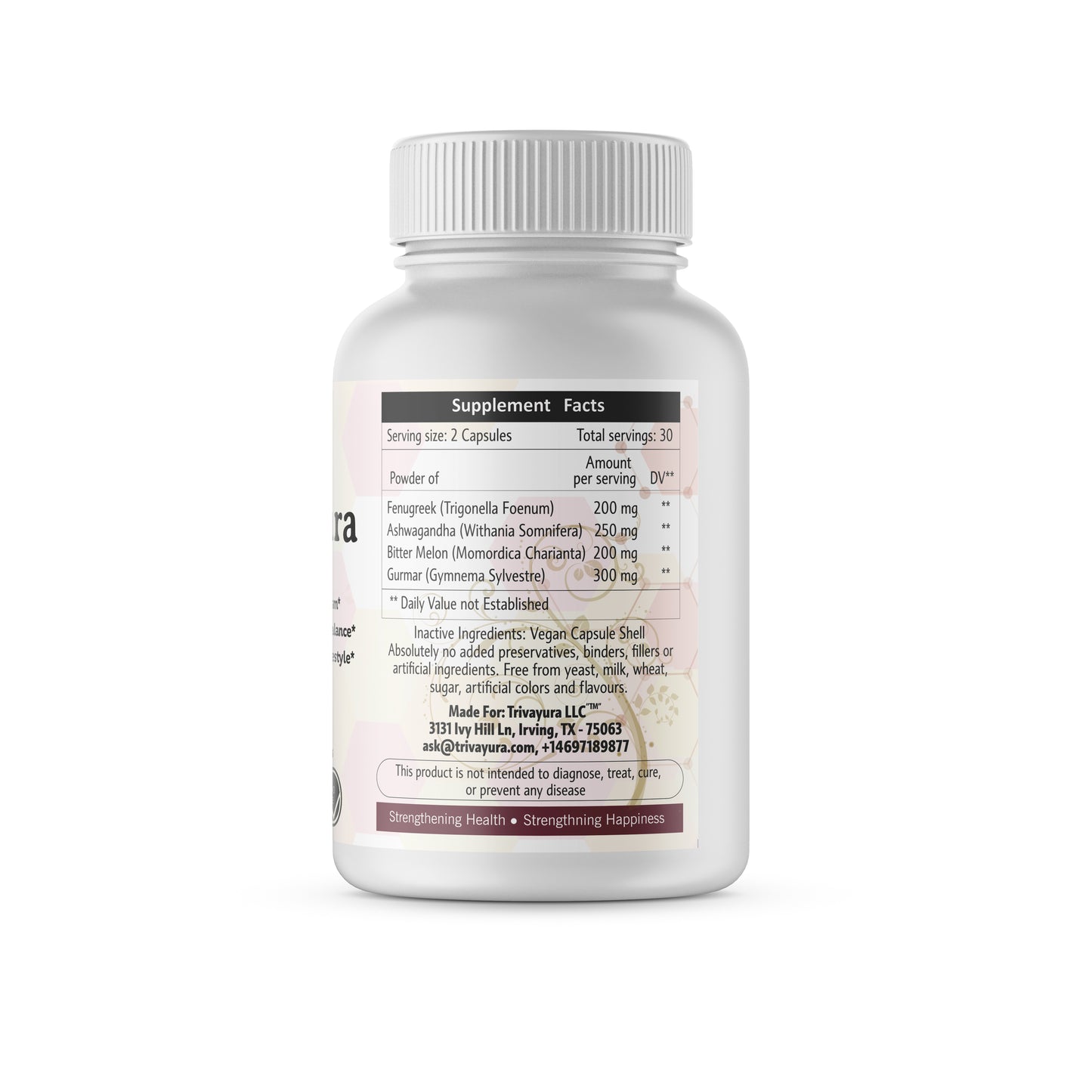 Madhuyura - Healthy metabolism & Digestive Wellness Supplements– 60 Capsules (1 Month Supply)